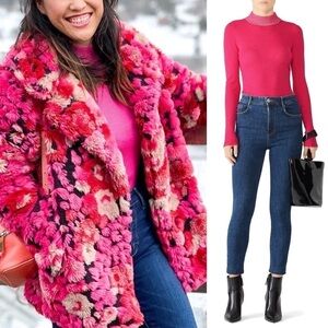 DREYDEN Pink Dione Sweater Size XS Wool Blend